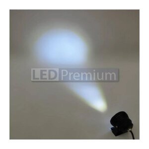 Светодиодный прожектор RPR-10B-CW-12 (10W, 12V, белый, IP65, линза, черный)