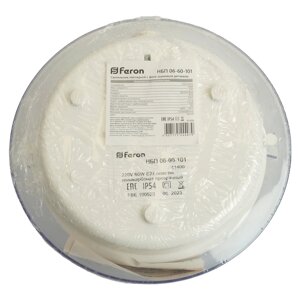 Светильник накладной c фото- шумовым датчиком IP54 , 220V 60Вт Е27, НБП 06-60-101