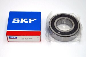 Подшипник SKF 62208 2RS (180508) 40*80*23мм