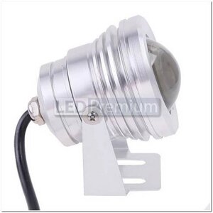 Светодиодный прожектор PRP-10S-CW-220 (10W, 220V, IP68, белый, линза, стальной)