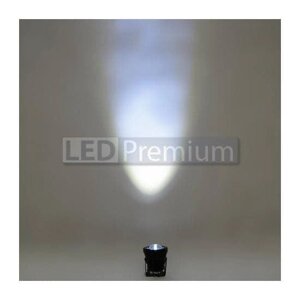 Светодиодный прожектор RPR-10B-CW-220 (10W, 220V, белый, IP68, линза, черный)
