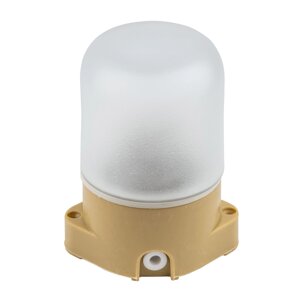 UWL-K01R 60W/E27 IP65 PINE Светильник влагозащищенный под лампу Е27, для бань и саун, до +125°С. Цвет "сосна". ТМ Uniel