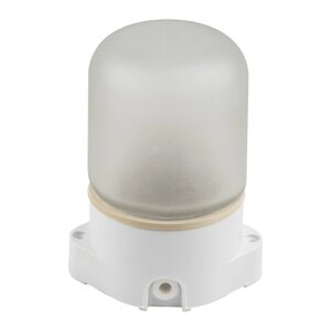 UWL-K01R 60W/E27 IP65 WHITE Светильник влагозащищенный под лампу Е27, для бань и саун, до +125°С. Белый. ТМ Uniel