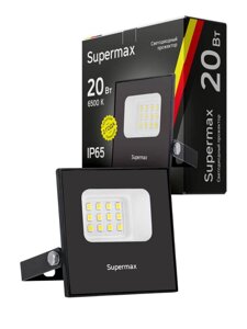 Прожектор светодиодный Supermax SPR 30Вт 6500К 2000лм IP65 КОСМОС S_PR_LED_20