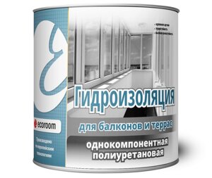 Гидроизоляция полиуретановая ecoroom для балконов и террас