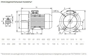 Электродвигатель 5АИ 80 В4 1,5/1500 IM2001/2081 1,5кВт 220/380В У2