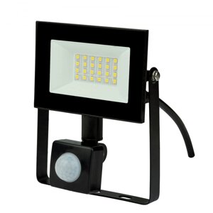 Ulf-f62-30w/6500k sensor ip54 200-240в black прожектор светодиодный с датчиком движения и освещенности. дневной свет