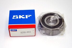 Подшипник SKF 62306 2RS (180606) 30*72*27мм