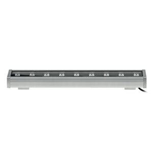 Ulf-l52-9w/rgb/l50 dc24v ip65 silver прожектор светодиодный линейный, 500мм. rgb. dc24v. алюминий. tm uniel