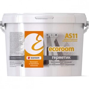 Герметик акриловый однокомпонентный ecoroom AS-11 для межпанельных соединений