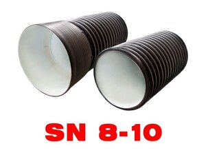 Труба гофрированная двустенная с раструбом SN 8 923 / 800 мм