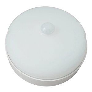 Ulw-q216 12w/4000к sensor ip65 white светильник светодиодный влагозащищенный, с датчиком движения. круг. белый свет