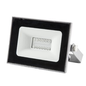 Ulf-q516 10w/blue ip65 220-240в grey прожектор светодиодный. синий свет. корпус серый. tm volpe