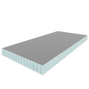 Плита теплоизоляционная Teplofom+ 80х600х1250 мм с односторонним полимерцементным слоем с продольным пропилом
