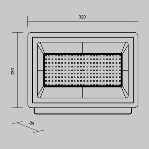 Прожектор flood 6500к 150вт IP 65 FL001-L150B6k
