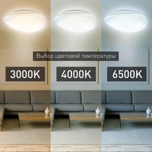 Светильник потолочный светодиодный ЭРА SPB-6 Stone 70-RC с ДУ 70Вт 3000-6500К 5600Лм