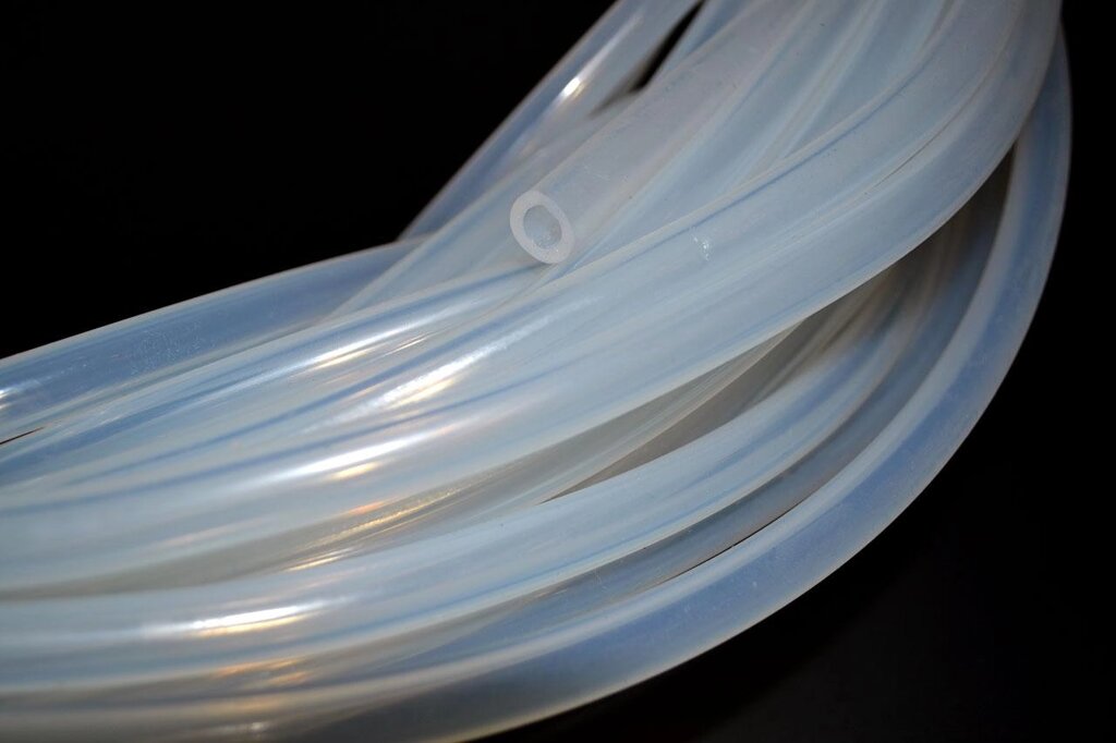 Трубка 6х2 силиконовая прозрачная от компании ТОО "Nekei" - фото 1