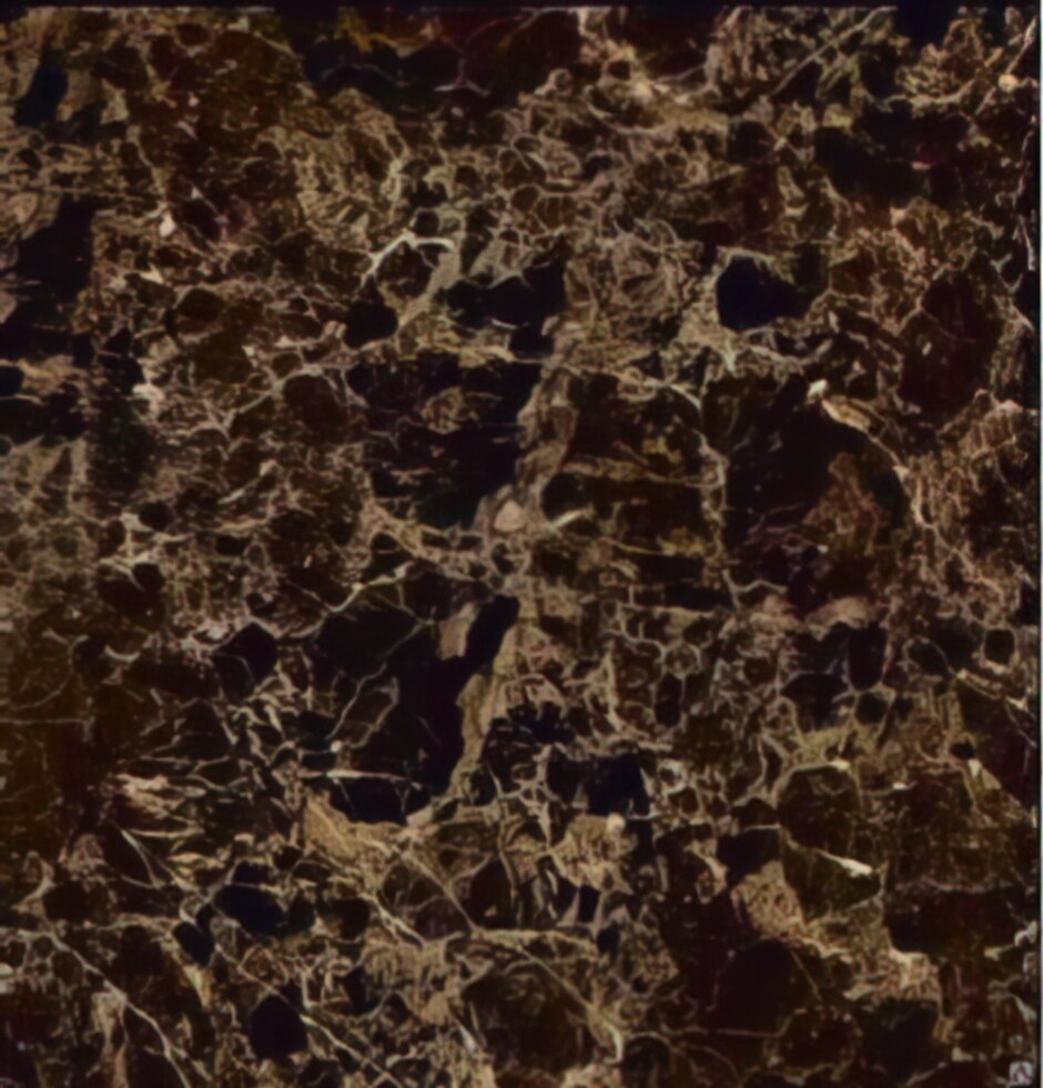 Керамогранит 6WAS305 коричневый мрамор с бежевыми разводами (60х60) от компании Алатекс - фото 1