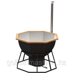 Банный чан (AISI 304), 4-7 человек, печь с водяной рубашкой