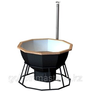 Банный чан (AISI 304), 8-12 человек, печь с водяной рубашкой