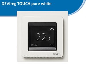 DEVIreg Touch с комбинацией датчиков, белый, 16А полярно-белый