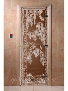Дверь "березка бронза" 1800, 600