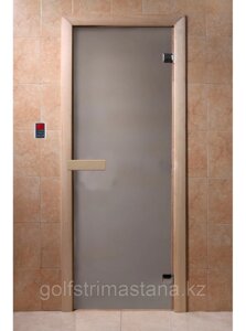 Дверь для бани "Сатин" 1900*700, 6мм, 2 петли