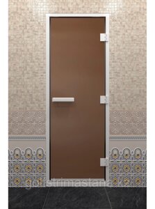 Дверь для хамам "бронза матовая" 2000, 900