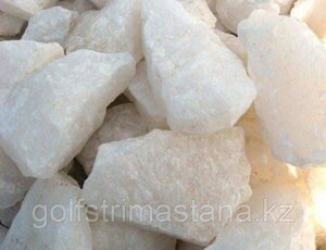 Камни для каменок, Белый кварц, колотый, 10 кг