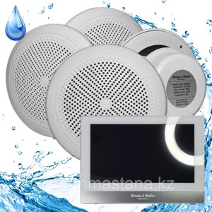 Комплект акустической системы для хамам Steam & Water SOUND 4 колонки