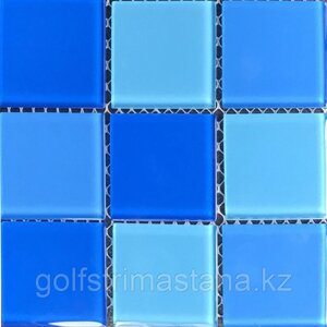 Мозаика стеклянная Aquaviva Cristall Light Blue (48 мм)