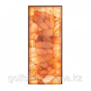 Панно «Мозаика» из шлифованной плитки гималайской соли с подсветкой, 400х1000 мм