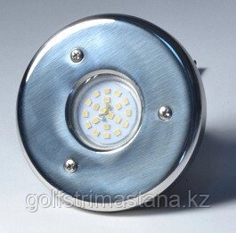 Прожектор светодиодный 5 Вт "Белый" Mini, из нержавеющей стали/плитка, Акватехника АТ 16.07.