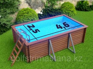 Прямоугольный деревянный бассейн Витим 4,6х2,5 м 130