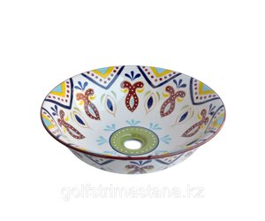 Раковина-чаша (керамика) для хамам Козетта в Зеленом арт. 4383