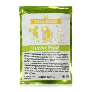 Дрожжи винные турбо Vita Vino Turbo Fruit, 70гр