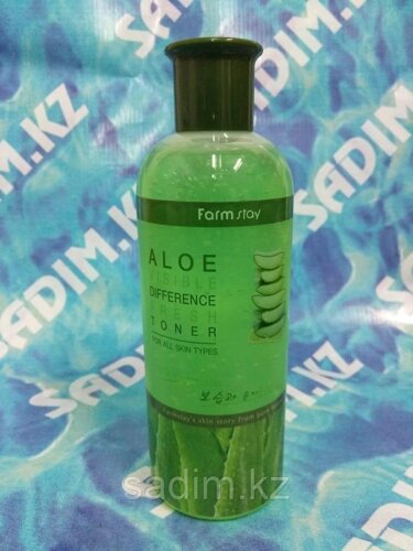 FarmStay Visible Difference White Toner (Aloe) - Увлажняющий и осветляющий тонер с экстрактом алоэ
