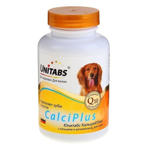 Unitabs calciplus с кальцием, фосфором и витамином д, 100 таб.