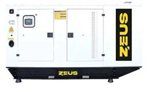 Дизельный генератор AD-100 ZEUS 100 кВт в шумозащитном кожухе с АВР