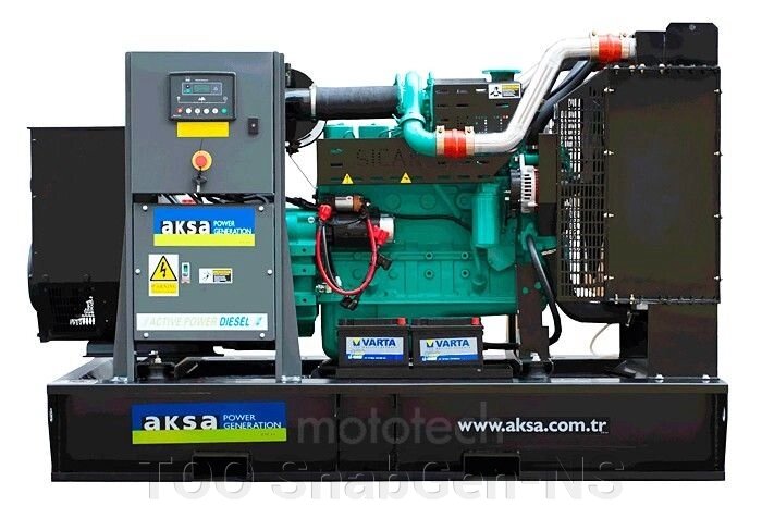 Дизельный генератор Aksa APD 110 C от компании ТОО SnabGen-NS - фото 1