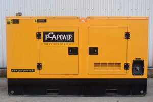 Дизельный генератор PCA POWER PRD-70 kВа с АВР в шумозащитном кожухе.