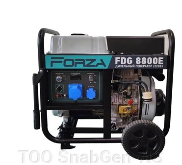 Генератор дизельный FORZA FDG8800E 6 кВт от компании ТОО SnabGen-NS - фото 1