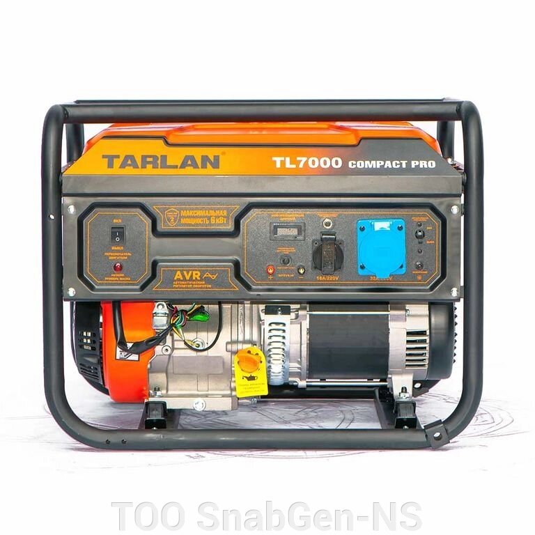 Профессиональный бензиновый генератор Tarlan TL7000 Compact Pro 220V от компании ТОО SnabGen-NS - фото 1