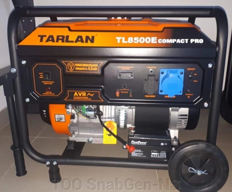 Профессиональный генератор бензиновый Tarlan TL-8500E Compact Pro 220V от компании ТОО SnabGen-NS - фото 1