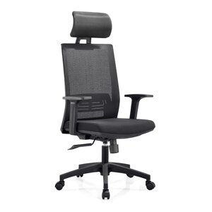 Кресло для персонала, черно-серый