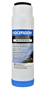 Фильтр Посейдон (Россия) ЭФС 63/250 (SL-10) с активированным углем для сорбционной очистки воды