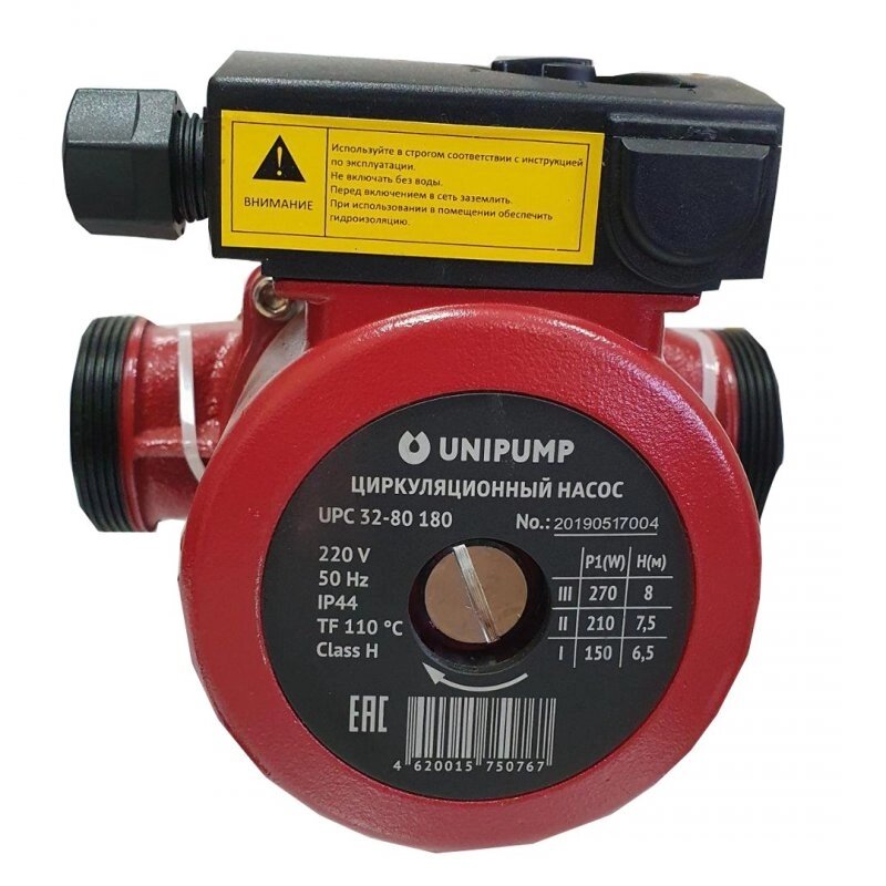 Насос циркуляционный UNIPUMP (Россия) UPC 32-80 180 - сравнение