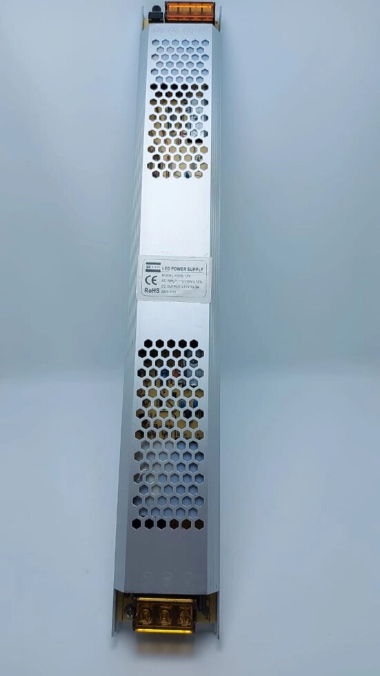 Блок питания для ленты светодиодной 12 V, 400 w, трансформатор понижающий для led ленты 12 в.  Хорошего качества от компании Белая птица - фото 1