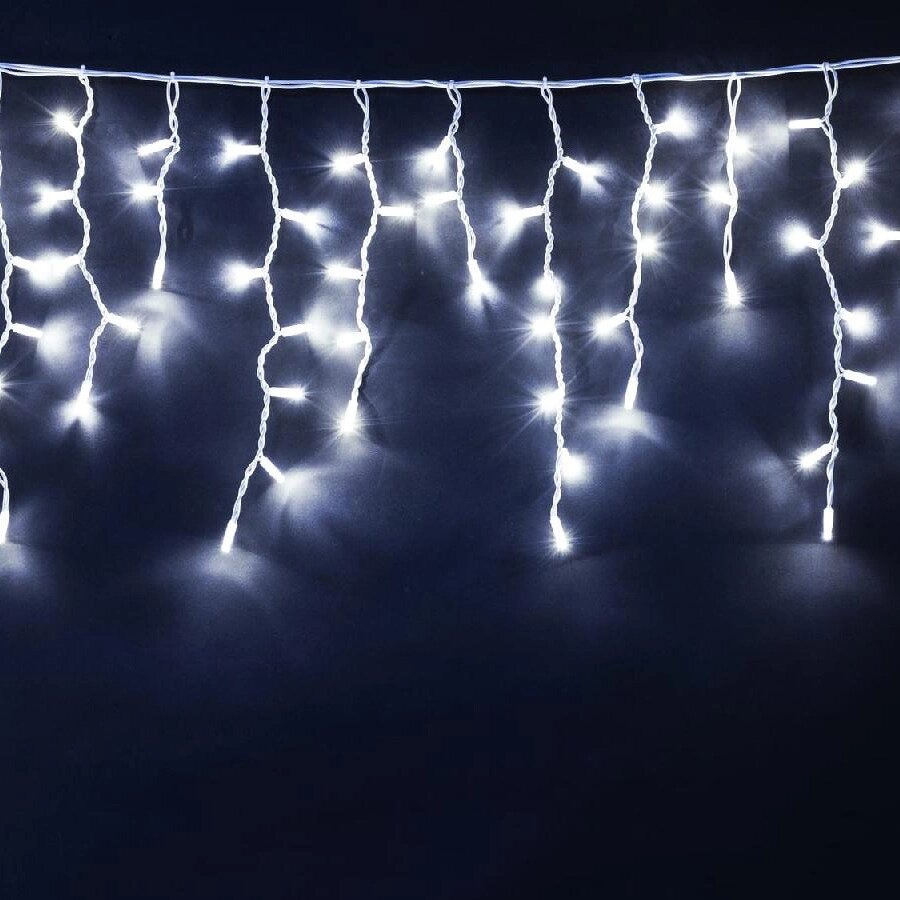 Гирлянда светодиодная Бахрома на 3 метра от компании Белая птица - фото 1