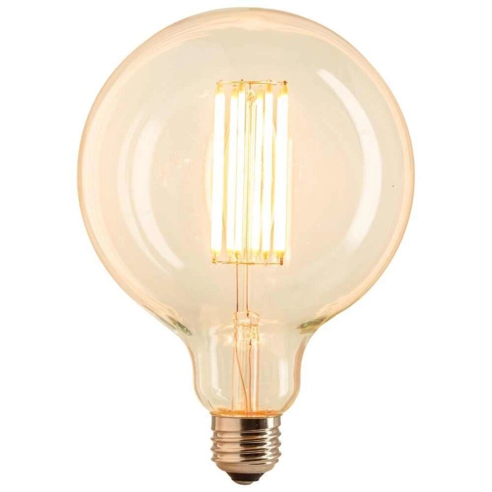 Лампа 40 ватт накаливания Эдисона 10 см.,  лампочка ретро-стиля, ретро лампочки. от компании Белая птица - фото 1